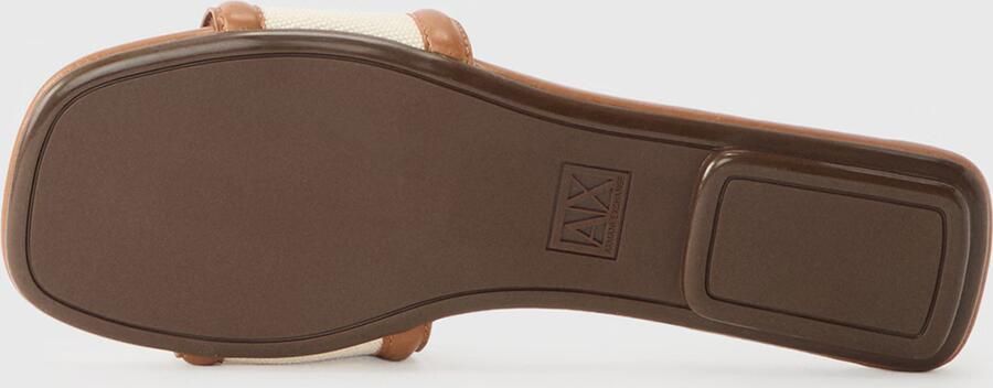 Armani Exchange Sandalen met gevlochten platform - Foto 7