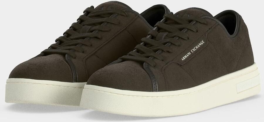 ARMANI EXCHANGE Sneakers laag donkerbruin - Foto 4