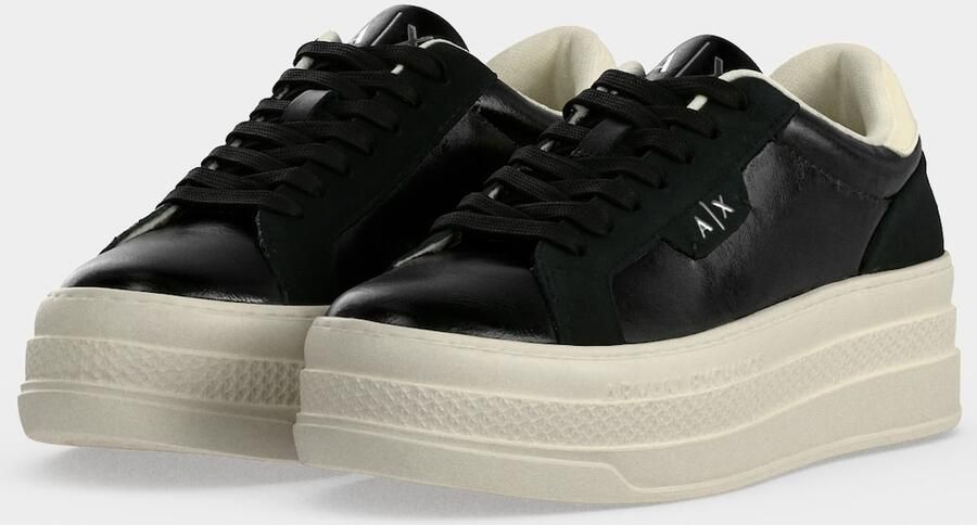 ARMANI EXCHANGE Sneakers laag ecru zwart - Foto 4
