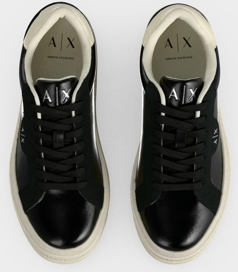 ARMANI EXCHANGE Sneakers laag ecru zwart - Foto 2