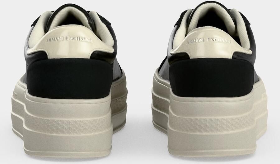 ARMANI EXCHANGE Sneakers laag ecru zwart - Foto 3