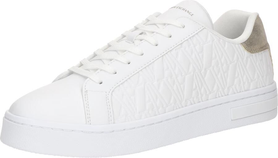 ARMANI EXCHANGE Sneakers laag goud wit - Foto 3