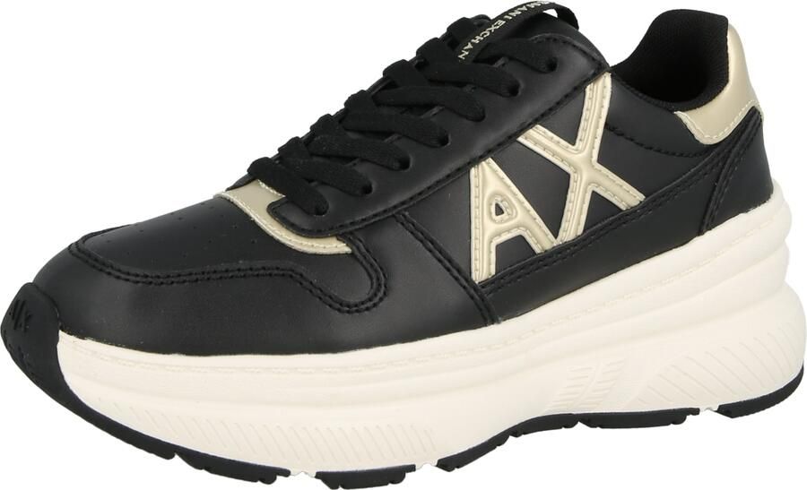 Armani Exchange Sneakers met metallic details en rubberen zool - Foto 12