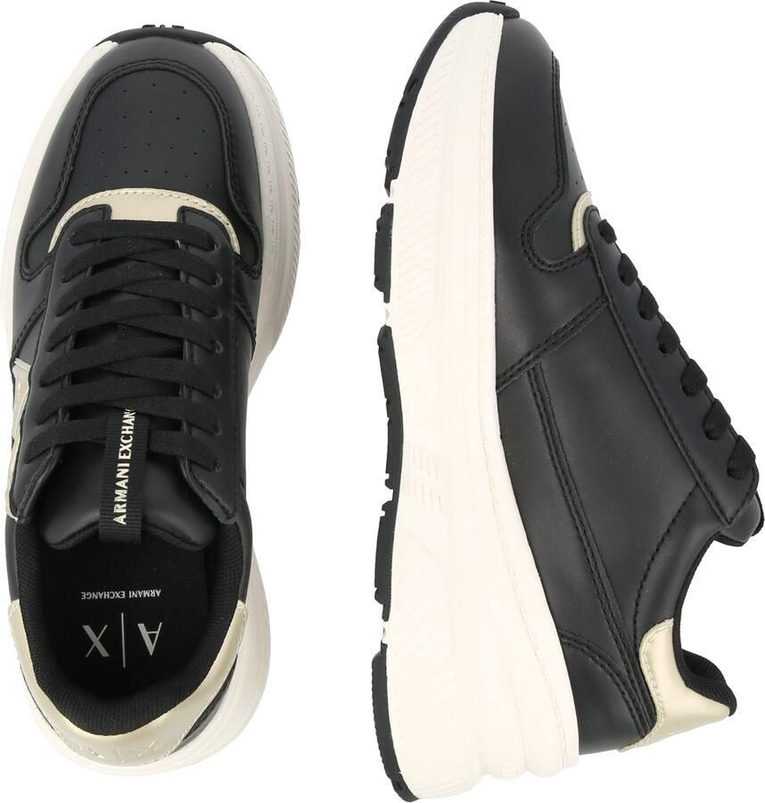 Armani Exchange Sneakers met metallic details en rubberen zool - Foto 5