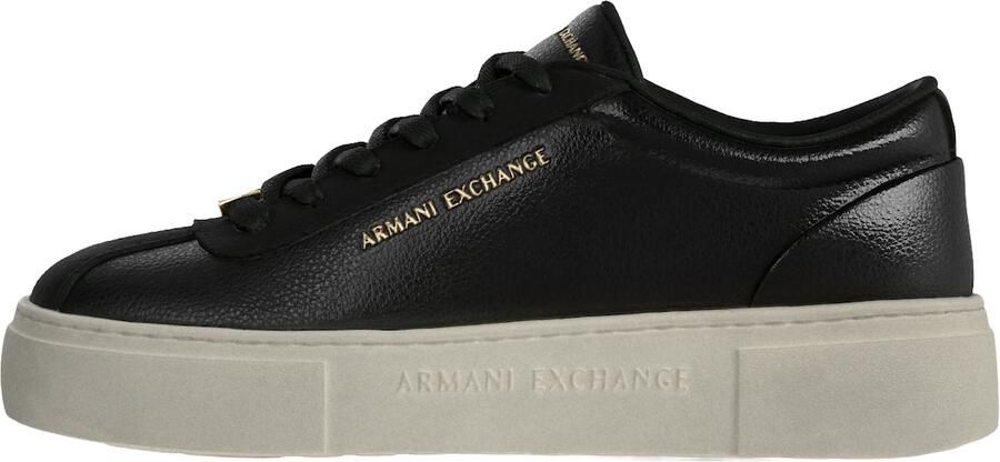 ARMANI EXCHANGE Sneakers laag goud zwart - Foto 2