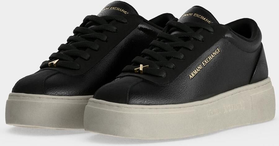 ARMANI EXCHANGE Sneakers laag goud zwart - Foto 6