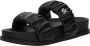 Armani Exchange Zwarte Gekruiste Band Zomer Sandalen Black Dames - Thumbnail 3