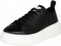 Armani Exchange Zwarte Sneakers met Flatform Zool Zwart Dames - Thumbnail 4