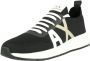 Emporio Armani Schoenen Zwart Polyester sneakers zwart - Thumbnail 2