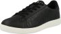 Armani Exchange Zwarte lage profiel sneakers met reliëf logo print Black Heren - Thumbnail 2