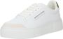 Armani Exchange Witte Sneakers met reliëflogo White Dames - Thumbnail 3