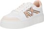 Armani Exchange Contrast Logo Sneakers Xdx147 Optic White Dames - Thumbnail 3