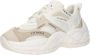 Armani Exchange Beige Rubberen Zool Damessneakers Beige Dames - Thumbnail 4