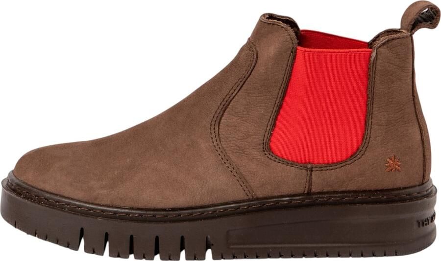 ART Chelsea boots 'Belleville' bruin rood