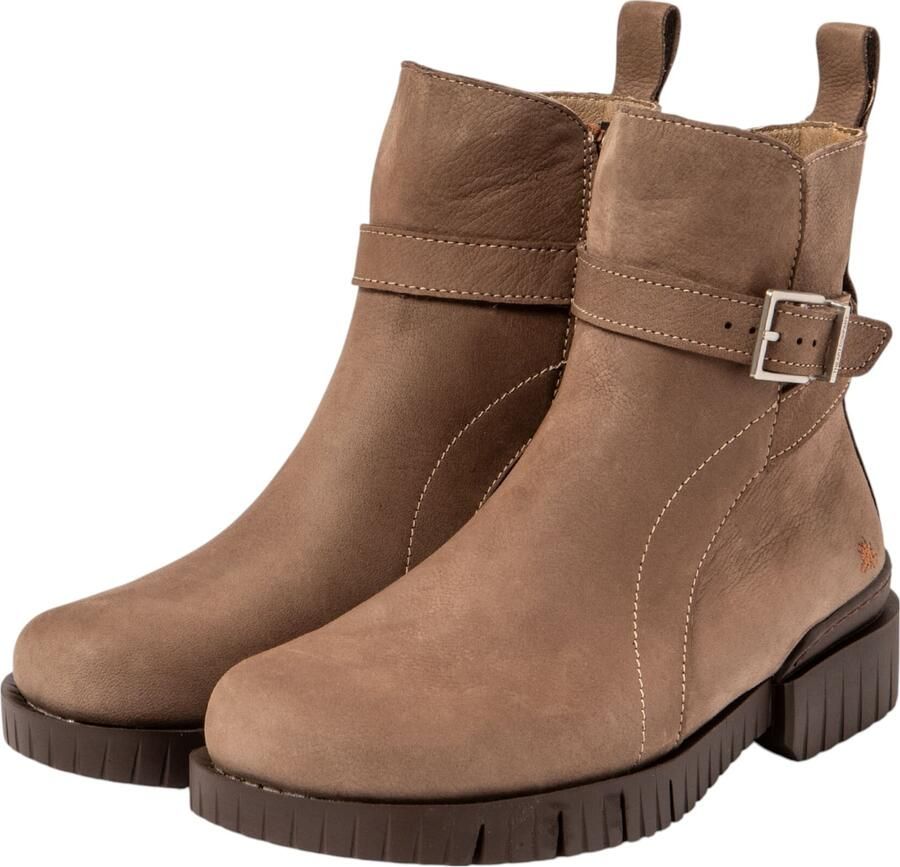 ART Enkellaarsjes 'Oxford' taupe - Foto 2
