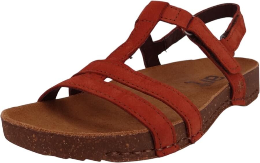 ART Sandalen met riem donkeroranje