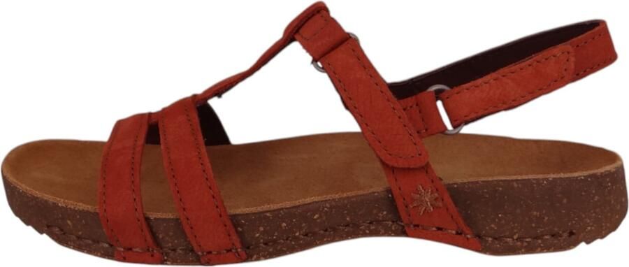 ART Sandalen met riem donkeroranje - Foto 2