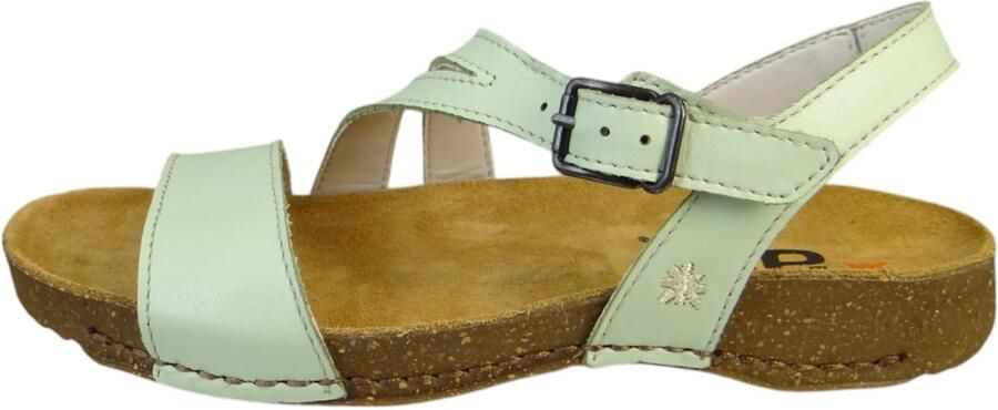 ART Sandalen met riem groen