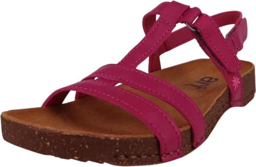 ART Sandalen met riem 'I Breathe' bessen