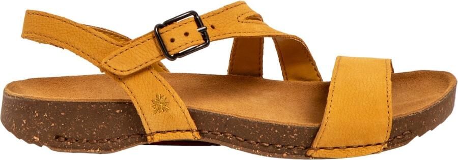 ART Sandalen met riem 'I Breathe' safraan