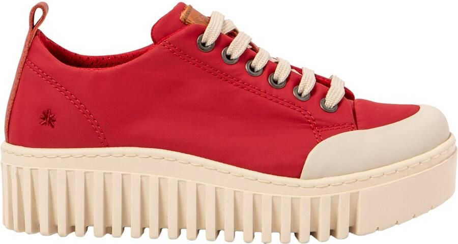 ART Sneakers laag 'Brighton' crème rood