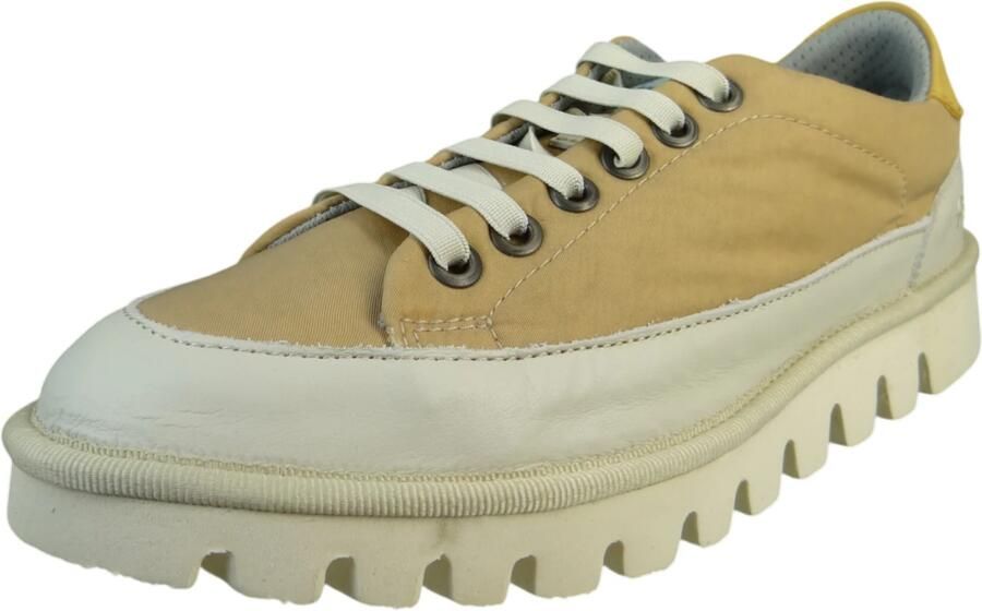 ART Sneakers laag 'Ontario' ivoor limoen natuurwit