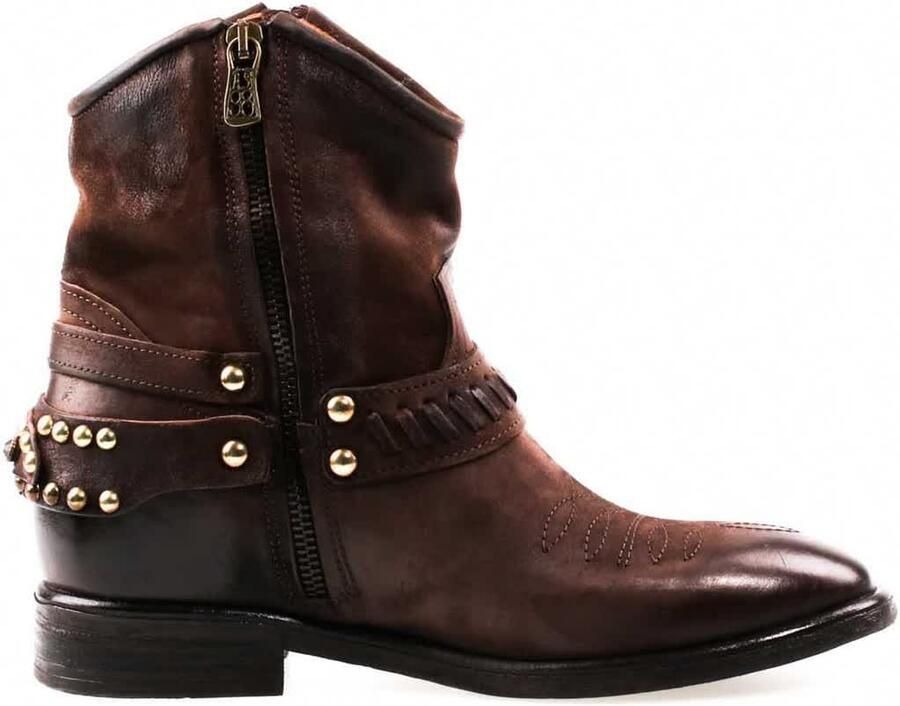 A.S.98 Cowboylaarzen 'Icarus' donkerbruin - Foto 3
