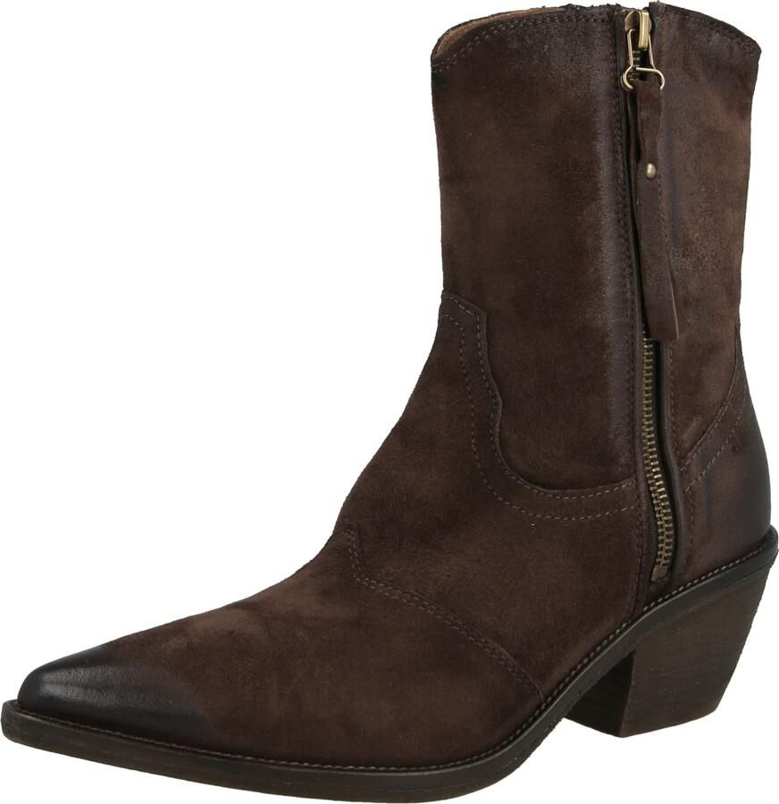 A.S.98 Enkellaarsjes 'COUNTRY' donkerbruin