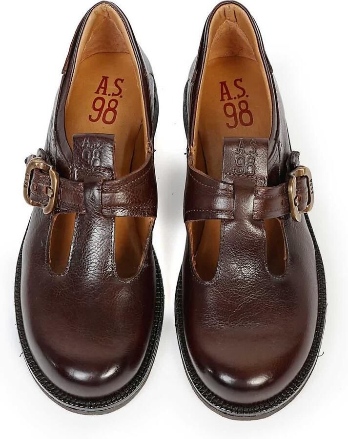 A.S.98 Mocassins ' ALISTAIR ' donkerbruin - Foto 3