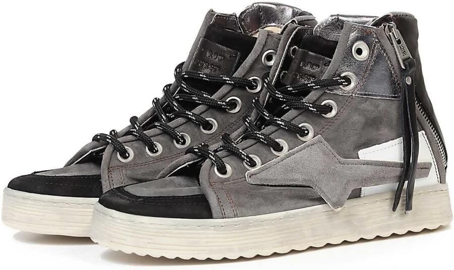 A.S.98 Sneakers laag ' ASH ' antraciet
