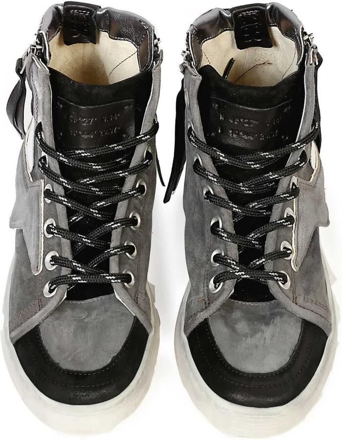 A.S.98 Sneakers laag ' ASH ' antraciet - Foto 2