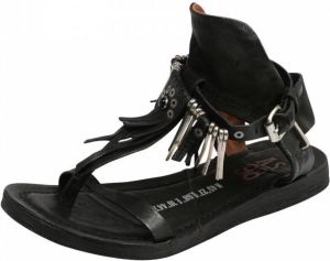 A.S. 98 A.s.98 sandalen met riem ramos Zwart