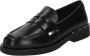 Ash Zwarte leren instapper met stud-details Black Dames - Thumbnail 3