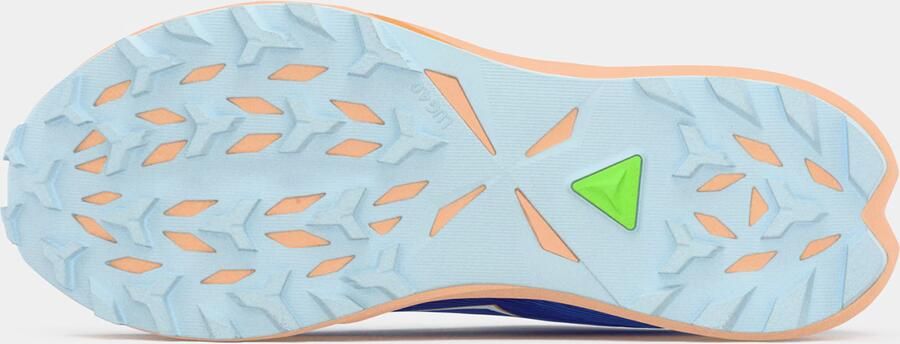 ASICS Loopschoen 'Fuji Lite 6' navy lichtblauw donkeroranje - Foto 3