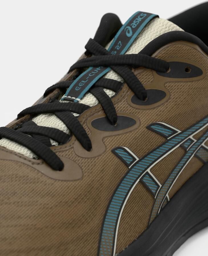 ASICS Loopschoen 'Gel-Cumulus 27' lichtbeige ombergrijs petrol zwart - Foto 3