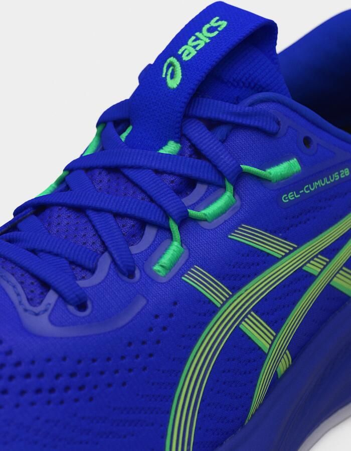 ASICS Loopschoen 'GEL-CUMULUS 28' blauw limoen - Foto 4