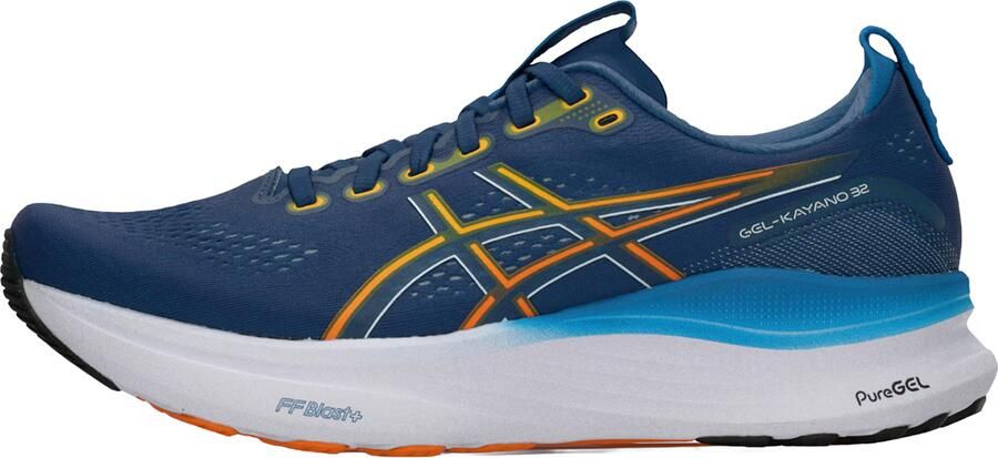 ASICS Loopschoen 'Gel-Kayano 32' navy donkergeel oranje wit - Foto 3