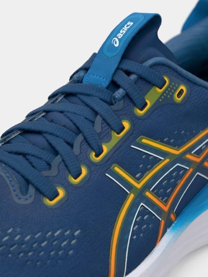 ASICS Loopschoen 'Gel-Kayano 32' navy donkergeel oranje wit - Foto 5