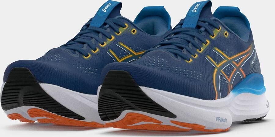 ASICS Loopschoen 'Gel-Kayano 32' navy donkergeel oranje wit - Foto 7