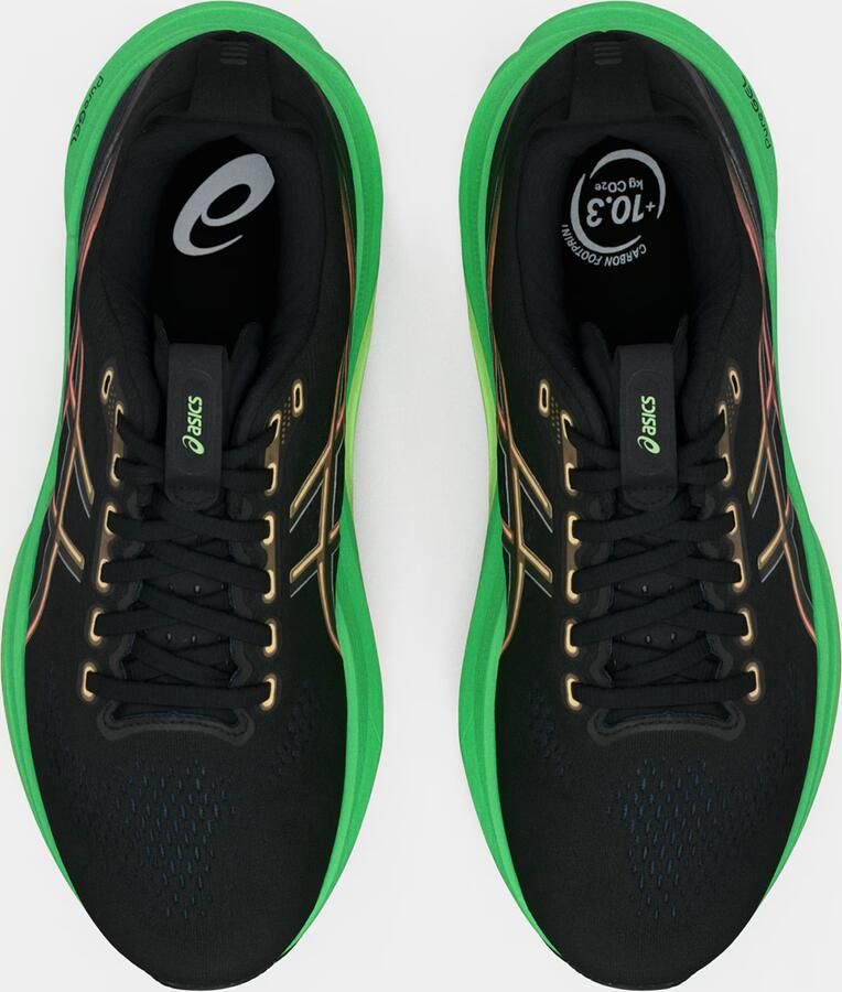 ASICS Loopschoen 'GEL-KAYANO 32' neongroen zwart - Foto 4