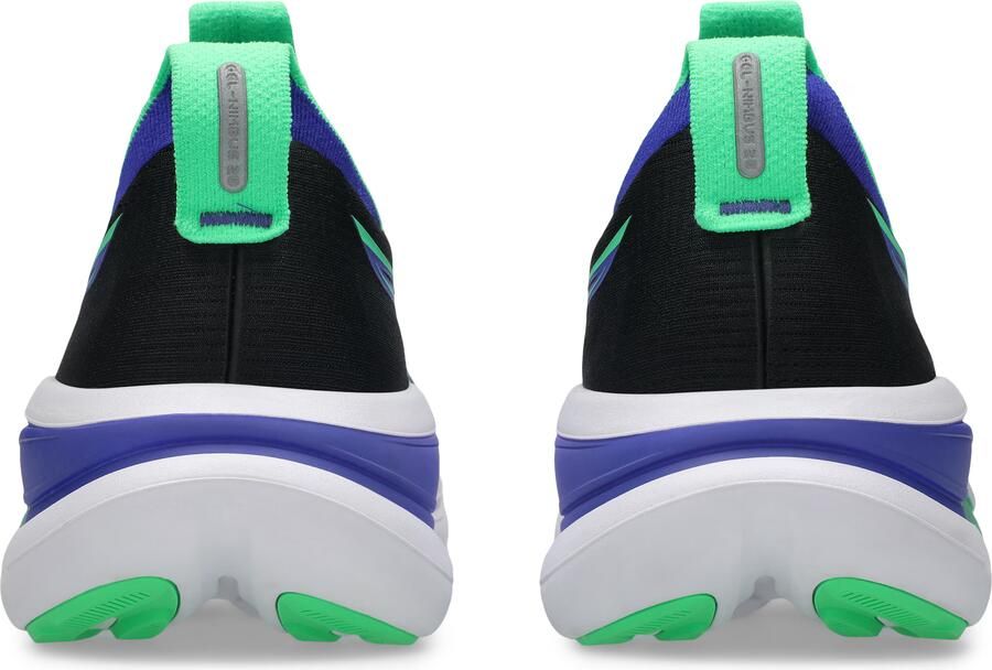 ASICS Loopschoen 'Gel-Nimbus 28' blauw aqua neongroen zwart - Foto 5