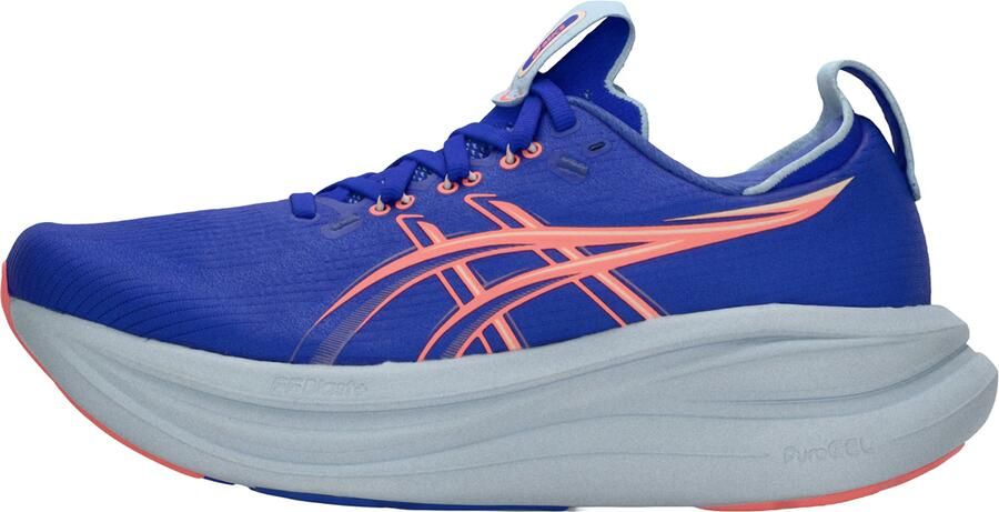 ASICS Loopschoen 'Gel-Nimbus 28' blauw pastelblauw koraal pasteloranje - Foto 2