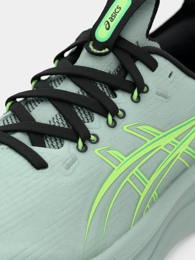 ASICS Loopschoen 'GEL-NIMBUS 28' mintgroen neongroen zwart - Foto 7