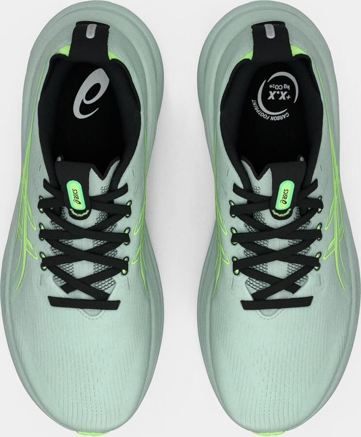 ASICS Loopschoen 'GEL-NIMBUS 28' mintgroen neongroen zwart - Foto 6