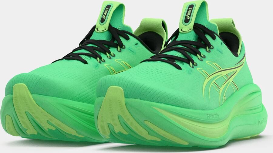 ASICS Loopschoen 'GEL-NIMBUS 28' neongroen lichtgroen zwart - Foto 6