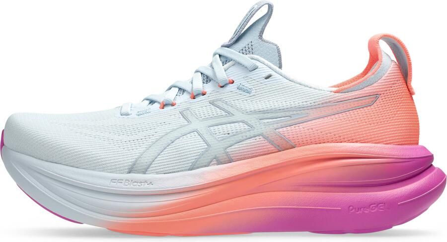 ASICS Loopschoen 'GEL-NIMBUS 28' pastelblauw koraal - Foto 3