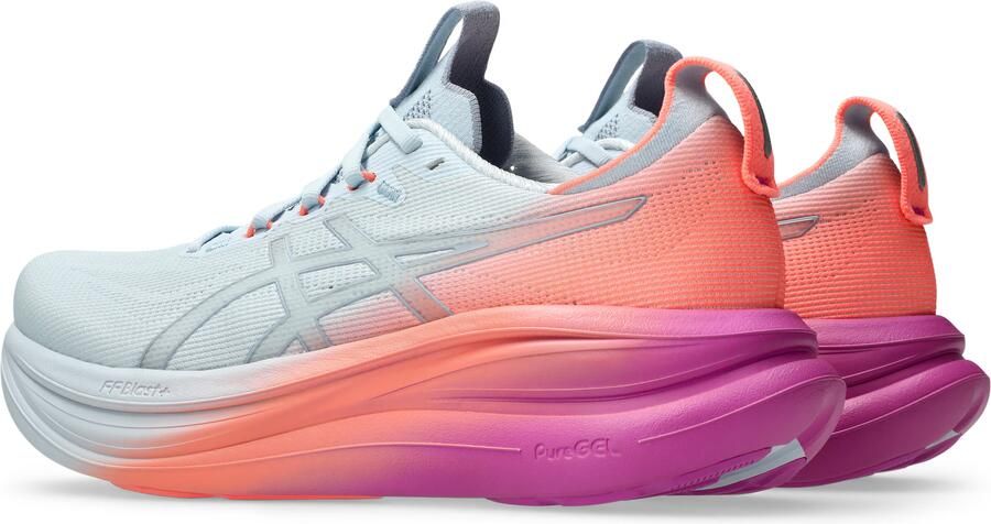 ASICS Loopschoen 'GEL-NIMBUS 28' pastelblauw koraal - Foto 6
