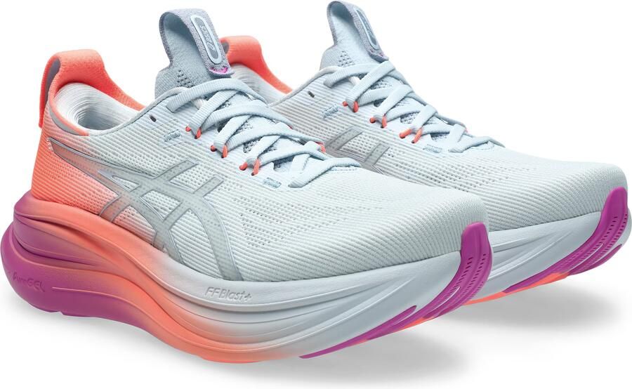 ASICS Loopschoen 'GEL-NIMBUS 28' pastelblauw koraal - Foto 5