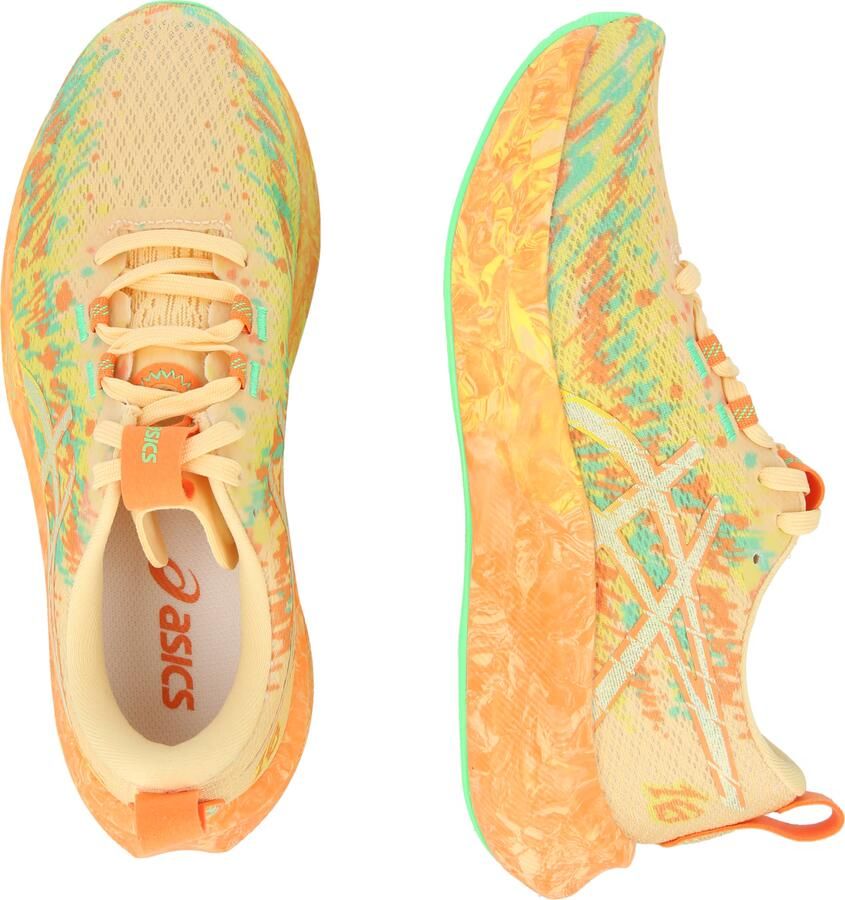 ASICS Loopschoen 'Noosa Tri 16' limoen lichtgroen oranje lichtoranje - Foto 5