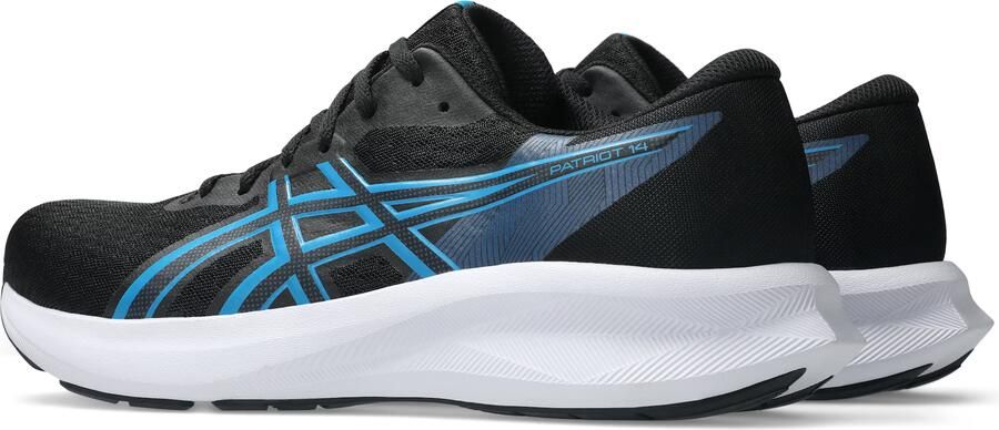 ASICS Patriot 14 hardloopschoenen zwart blauw - Foto 4